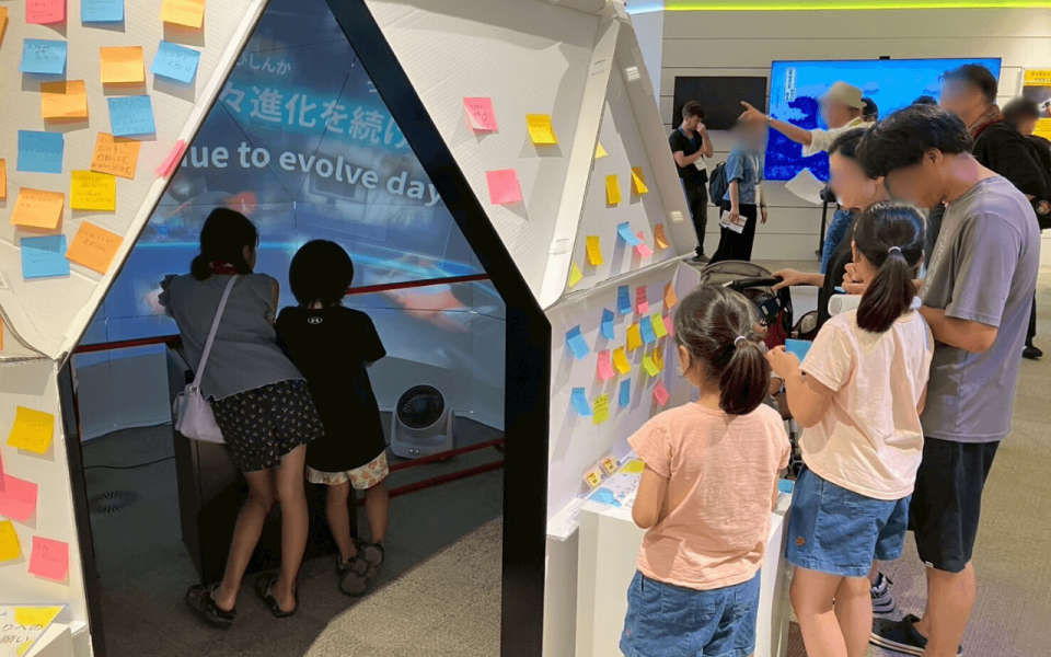OSAKA町工場EXPO 大阪ヘルスケアパビリオンでの出展ブースの様子