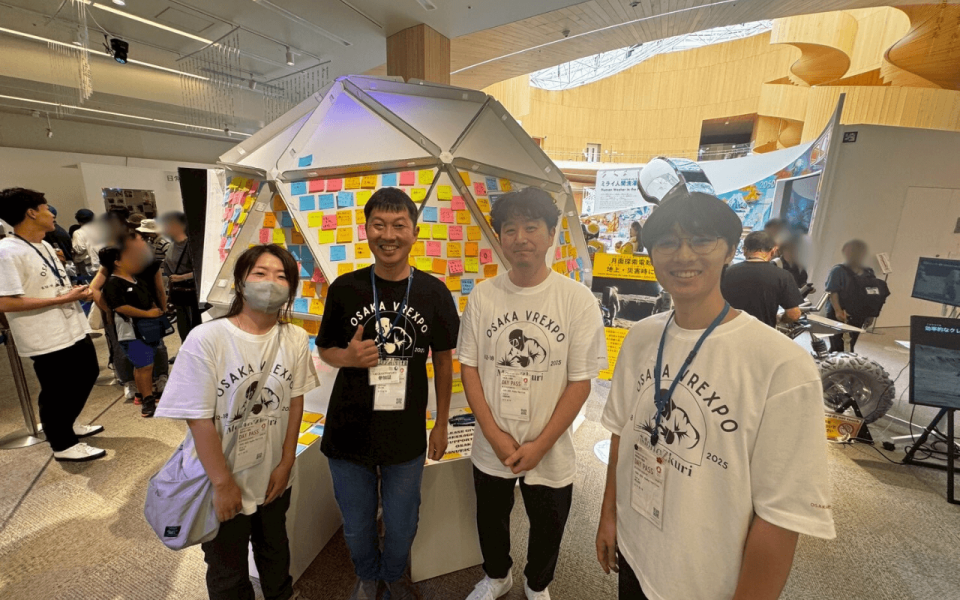 OSAKA町工場EXPO　大阪関西万博　大阪ヘルスケアパビリオン出展メンバーの様子